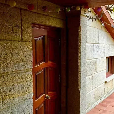 Tranquila Casita De Invitados En Vigo Con Chimenea Exterior photo