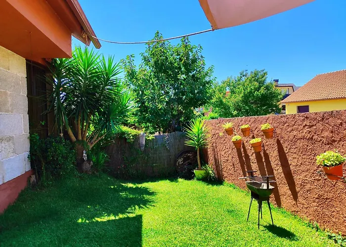 Tranquila Casita De Invitados En Vigo Con Chimenea