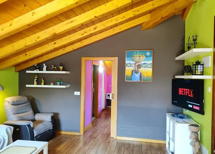 Tranquila Casita De Invitados En Vigo Con Chimenea